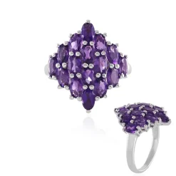 Sambia-Amethyst-Silberring