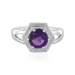 Sambia-Amethyst-Silberring