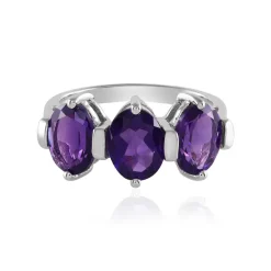 Sambia-Amethyst-Silberring