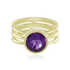 Sambia-Amethyst-Silberring