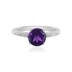 Sambia-Amethyst-Silberring