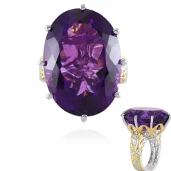Sambia-Amethyst-Silberring (Gems en Vogue)