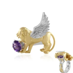 Sambia-Amethyst-Silberring (Gems en Vogue)