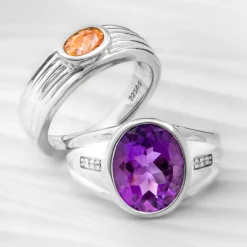 Sambia-Amethyst-Silberring (Pallanova)