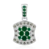 Sambia-Smaragd-Silberanhänger (Annette classic)