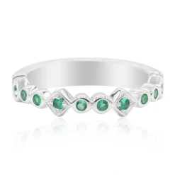 Sambia-Smaragd-Silberring