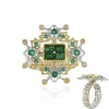 Sambia-Smaragd-Silberring (Gems en Vogue)
