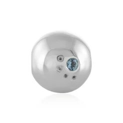 Santa Maria-Aquamarin-Silberanhänger