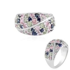 Saphir-Goldring (KM by Juwelo)