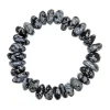 Schneeflocken-Obsidian-Armband
