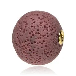 Schokoladen-Lava-Silberanhänger