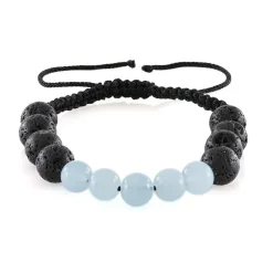 Schwarze Lava-Armband