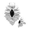 Schwarzer Onyx-Silberring
