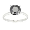 Schwarzer Spinell-Silberring