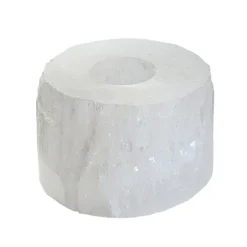 Selenit-Teelichthalter (Lapis Vitalis)