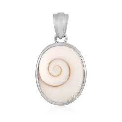 Shiva-Auge-Silberanhänger