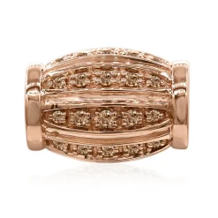 SI1 Argyle-Rose de France-Brillant-Goldanhänger