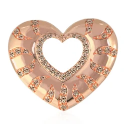 SI1 Argyle-Rose de France-Brillant-Goldanhänger