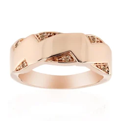 SI1 Argyle-Rose de France-Brillant-Silberring