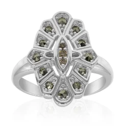 SI1 Argyle-Rose de France-Brillant-Silberring (Annette classic)