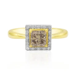 SI1 Argyle-Schokoladen-Diamant-Goldring (Mark Tremonti)