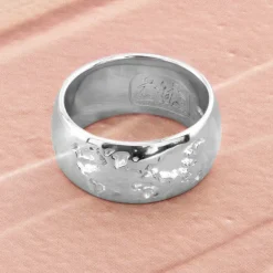 SI Brillant-Silberring