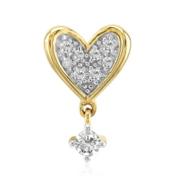 SI1 (G) Brillant-Goldanhänger