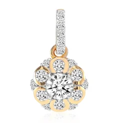 SI1 (G) Brillant-Goldanhänger