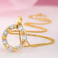 SI1 (G) Brillant-Goldanhänger