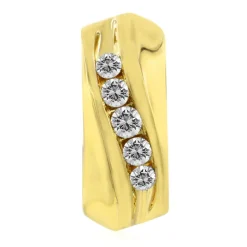 SI1 (G) Brillant-Goldanhänger