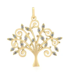 SI1 (G) Brillant-Goldanhänger