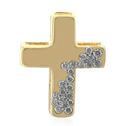 SI1 (G) Brillant-Goldanhänger