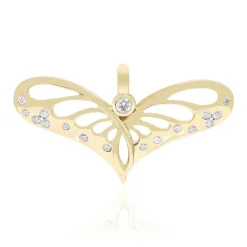 SI1 (G) Brillant-Goldanhänger