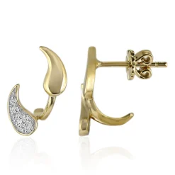 SI1 (G) Brillant-Goldohrringe