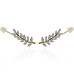 SI1 (G) Brillant-Goldohrringe