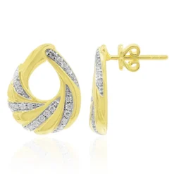 SI1 (G) Brillant-Goldohrringe