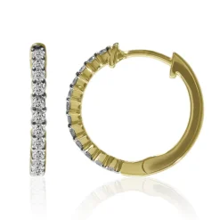 SI1 (G) Brillant-Goldohrringe