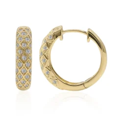 SI1 (G) Brillant-Goldohrringe