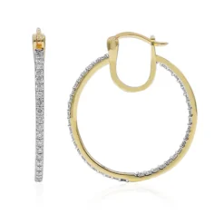 SI1 (G) Brillant-Goldohrringe