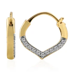 SI1 (G) Brillant-Goldohrringe