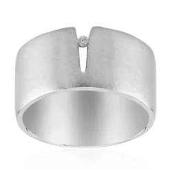 SI1 (G) Brillant-Silberring