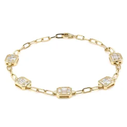 SI2 (H) Diamant-Goldarmband (CIRARI)