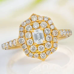 SI1 (H) Diamant-Goldring (CIRARI)