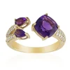 Sibirischer Amethyst-Goldring (Adela Gold)