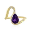 Sibirischer Amethyst-Goldring (de Melo)