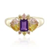 Sibirischer Amethyst-Goldring (Adela Gold)