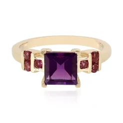 Sibirischer Amethyst-Goldring (Adela Gold)