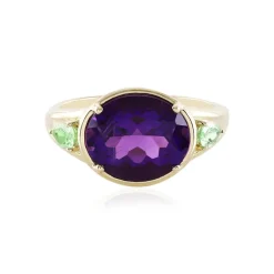 Sibirischer Amethyst-Goldring (Adela Gold)