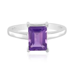 Sibirischer Amethyst-Silberring