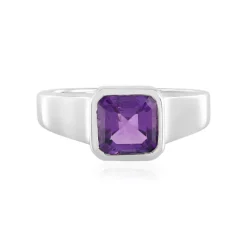 Sibirischer Amethyst-Silberring